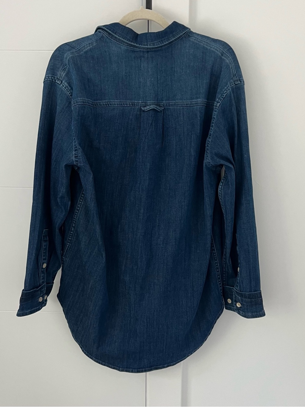 BNWT DU/ER Dark Blue Denim Button-Down Shirt - Picture 5 of 5